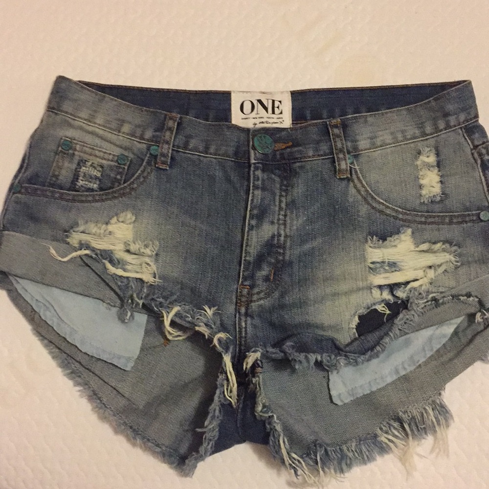 One teaspoon denim shorts
